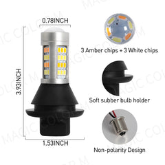 Turn  Dual AMBER SIGNAL Light+DRL Daytime RESISTOR