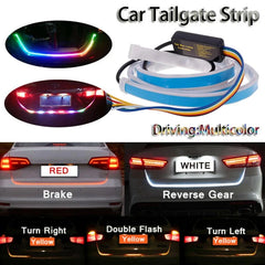 LED Strip RGB Flowing Braking Light For Car Rear