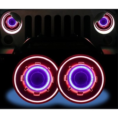 Faros delanteros LED NVE Off Road DEMON (par) para JK 2007-2018