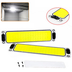 2PCS LED Car READING Light COB White Panel COB