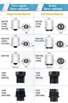 Turn  Dual AMBER SIGNAL Light+DRL Daytime RESISTOR