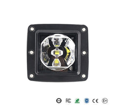 Led Work Light RGB LYD-C16WS 3inch Mini Size 15W Remote Control for ATV UTV 4X4 Offroad Boat High Intensity 6500K IP67