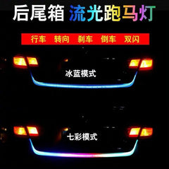 LED Strip RGB Flowing Braking Light For Car Rear