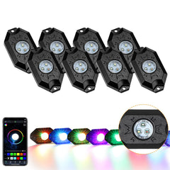 RGB LED Rock Light Remote Control