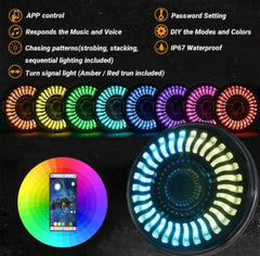 Faro LED RGB de 7"