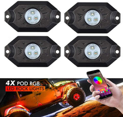 RGB LED Rock Light Remote Control