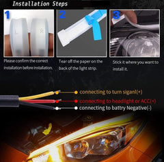 LED Strip Light DRL Turn Light