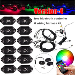 RGB LED Rock Light Remote Control