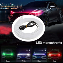 LED Strip RGB flowing Light For Car Hood with remote control