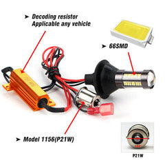 Turn  Dual AMBER SIGNAL Light+DRL Daytime RESISTOR