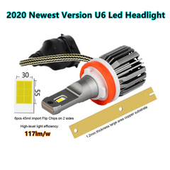 HEADLIGHT LED U6 16000LM