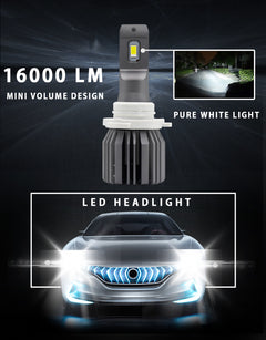 HEADLIGHT LED U6 16000LM