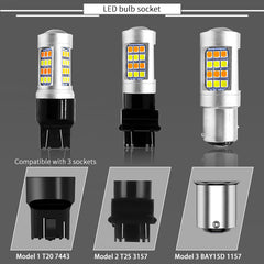 Switchback LED 2835 SMD Dual Color White Amber