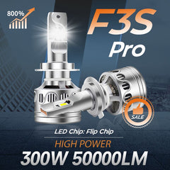 HEADLIGHT LED F3S PRO 50000LM