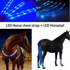 CABALLO ARNES Y COLA LED MULTICOLOR