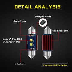 Festoon C5W LED Cree 6W LED Reading Light